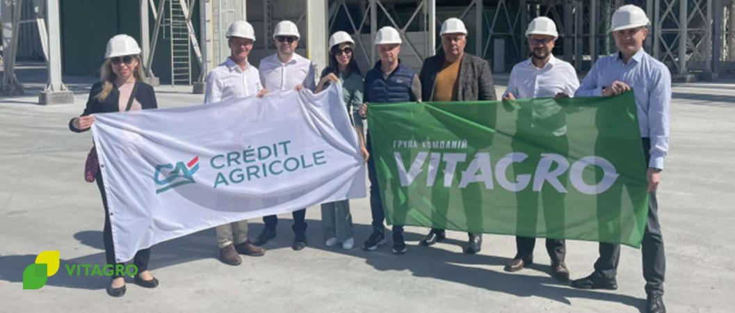 Cooperation of VITAGRO agricultural holding with CREDIT AGRICOLE bank