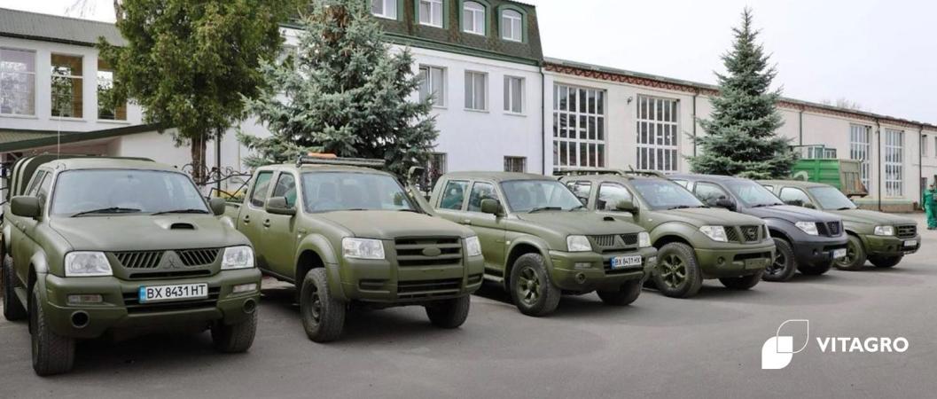 SUVs equipped for Ukrainian military by VITAGRO
