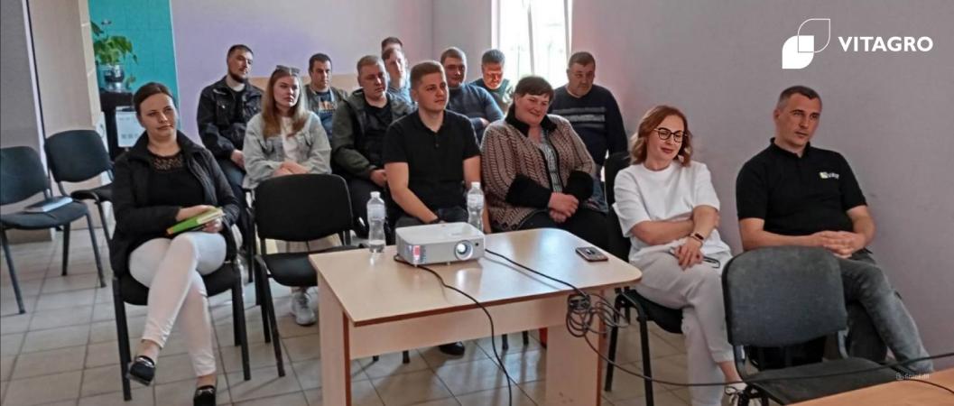 VITAGRO and Zoetis Ukraine veterinary training at the dairy farm