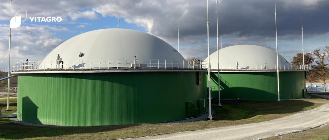 VITAGRO biomethane plant under construction